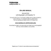 Toshiba 40L3441DG TV manual cover