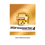 Xerox ScanSoft PDF Converter Professional Ver.4 Software manual cover