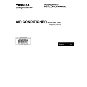 Toshiba RAS-3M26GAV-E Air Conditioner manual cover