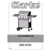 Clarke 6925300 BBQ3 Gas Barbecue User manual cover