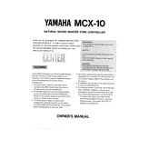 Yamaha MCX-10 Controller manual cover