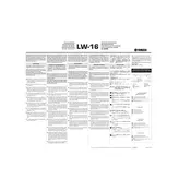 Yamaha LW-16 Keyboard manual cover