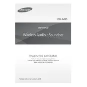 Samsung HW-JM35 Soundbar manual cover