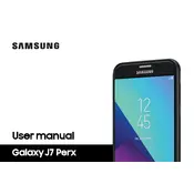 Samsung Galaxy J7 Perx Boost SM-J727PZKABST Phone manual cover