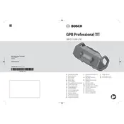 Bosch 0 601 4A3 070 Radio manual cover