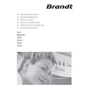 Brandt FP1443X Oven manual cover