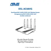 ASUS DSL-AC68VG Router manual cover