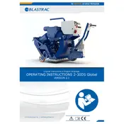 Blastrac 2-30DS Blasting Machine manual cover