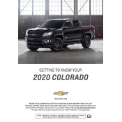 Chevrolet Colorado 2020 manual cover