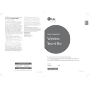 LG LAS465B LAS465B.DUSALLK Sound Bar manual cover