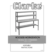 Clarke 7637882 CWB450WS Boltless Workstation manual cover