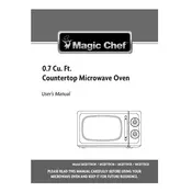 Magic Chef MCD770CB Microwave manual cover