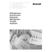 Brandt TF1212 Refrigerator manual cover