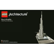 LEGO Burj Khalifa 21008 Construction Set manual cover