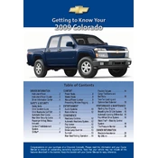 Chevrolet Colorado 2009 manual cover