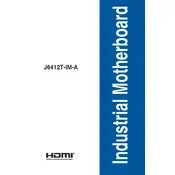 ASUS J6412T-IM-A Motherboard manual cover