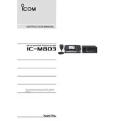 Icom IC-M803 Transceiver manual cover