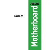 ASUS H81M-CS Motherboard manual cover