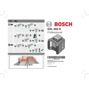 Bosch 0 601 061 800 Laser manual cover