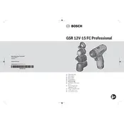 Bosch 0 601 9F6 002 Drill manual cover