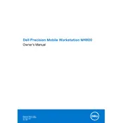 Dell Precision M4800 Workstation manual cover