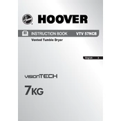 Hoover VTV 57NCB-80 manual cover