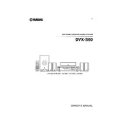 Yamaha DVR-S60 Theater System manual cover