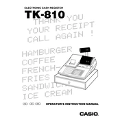 Casio TK-810 Cash Register