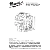 Milwaukee M12 3624-20 Laser manual cover