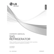 LG LSC24971ST Refrigerator manual cover