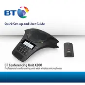 BT Conferencing Unit X300 manual cover