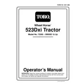 Toro Wheel Horse 523Dxi 73590 Tractor