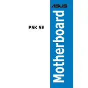 ASUS P5K SE Motherboard manual cover