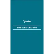 Fender Bubbler Chorus Effects Pedal manual cover