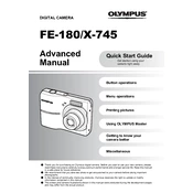 Olympus FE-180 manual cover