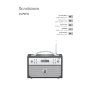 Sandstrom S1DAB11E manual cover