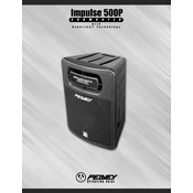 Peavey Impulse 500P Speaker manual cover