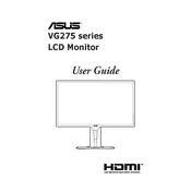 ASUS VG275Q Monitor manual cover