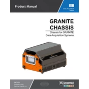 Campbell Scientific GRANITE CHASSIS System manual cover