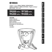 Yamaha TP-4300 Series Percussion manual cover