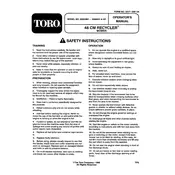 Toro Recycler 48-cm 20820BC Mower manual cover