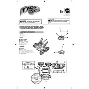 Tyco Mattel RC Stunt Psycho R3045 Toy manual cover