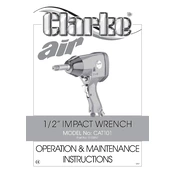 Clarke 3110857 CAT101 Impact Wrench manual cover