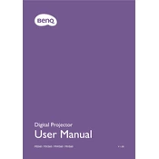 BenQ MH560 manual cover