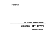 Roland JC-120 manual cover