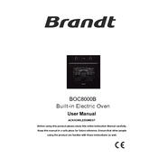 Brandt BOC8000B Oven manual cover