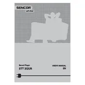 Sencor STT 312UR Turntable manual cover