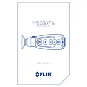 Flir Scout III 320 Monocular manual cover