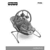 Fisher Price Mattel Green Meadows P2286 Bouncer manual cover