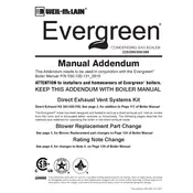 Weil-McLain Evergreen 220 Boiler manual cover